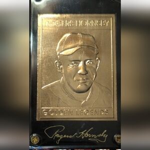 Roger Hornsby Golden Legends Plaque
